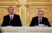 Putin recebe Erdogan