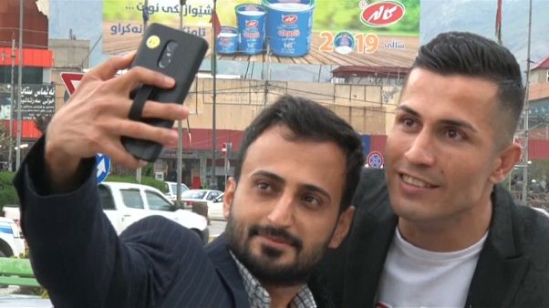 Iracheno il sosia di Cristiano Ronaldo Iracheno il sosia di Cristiano Ronaldo