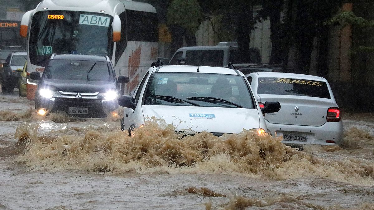 Özönvízszerű eső csapott le Rio de Janeiróra
