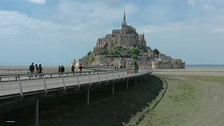 As obras de restauro no "postal" do Monte Saint-Michel