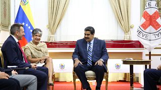 Nicolás Maduro y Peter Maurer, presidente del CICR 
