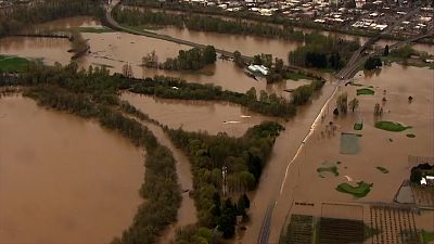 Fuertes lluvias causan inundaciones en Oregón, EEUU