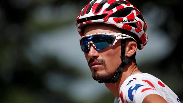 Giro Paesi Baschi: ritiro di Alaphilippe, in dubbio per le Ardenne Giro Paesi Baschi: ritiro di Alaphilippe, in dubbio per le Ardenne