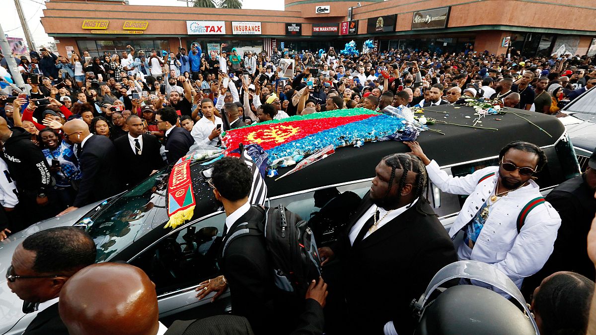 Tödliche Schüsse bei Beerdigung des erschossenen Rappers Nipsey Hussle