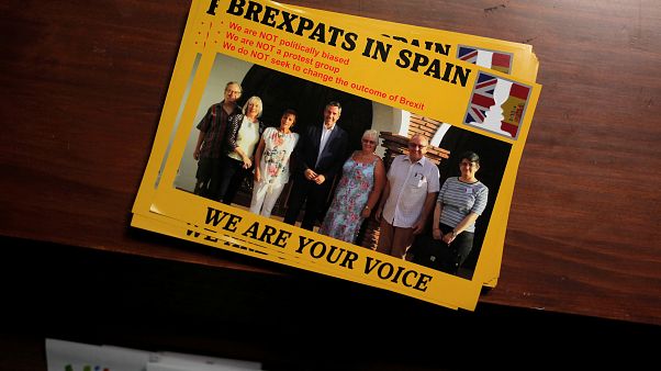Leaflets at a talk for British residents in Spain, September 2016 Leaflets at a talk for British residents in Spain, September 2016