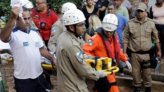 Hunt for survivors after deadly building collapse in Brazil