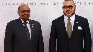 العاهل المغربي محمد السادس والرئيس السوداني المخلوع عمر البشير/نوفمبر 2016