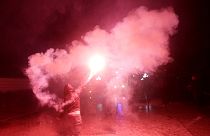 Arnavutluk'ta yapılan hükümet karşıtı gösterilerde polis ve protestocular yaralandı