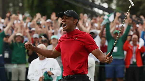 Tiger Woods wins Masters in first major victory in 11 years Tiger Woods wins Masters in first major victory in 11 years