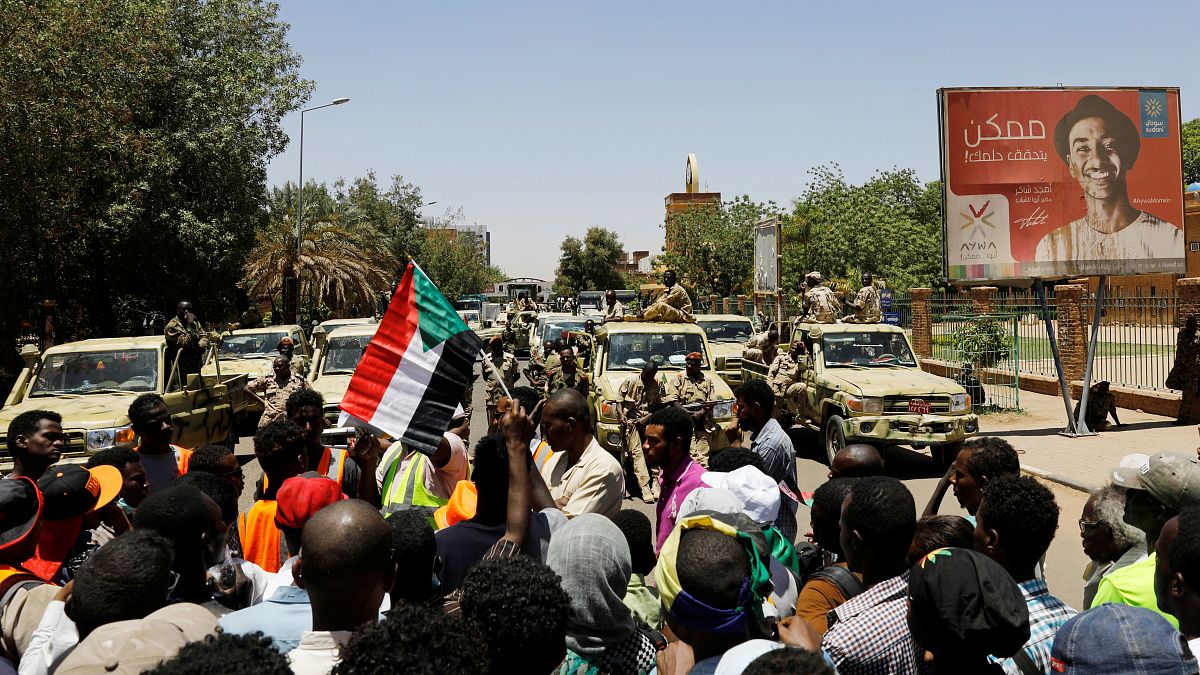 جانب من احتجاجات الشعب السوداني