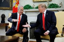  U.S. President Trump meets with Israel's Prime Minister Netanyahu at the W