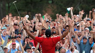 "Tiger, welcome back!"