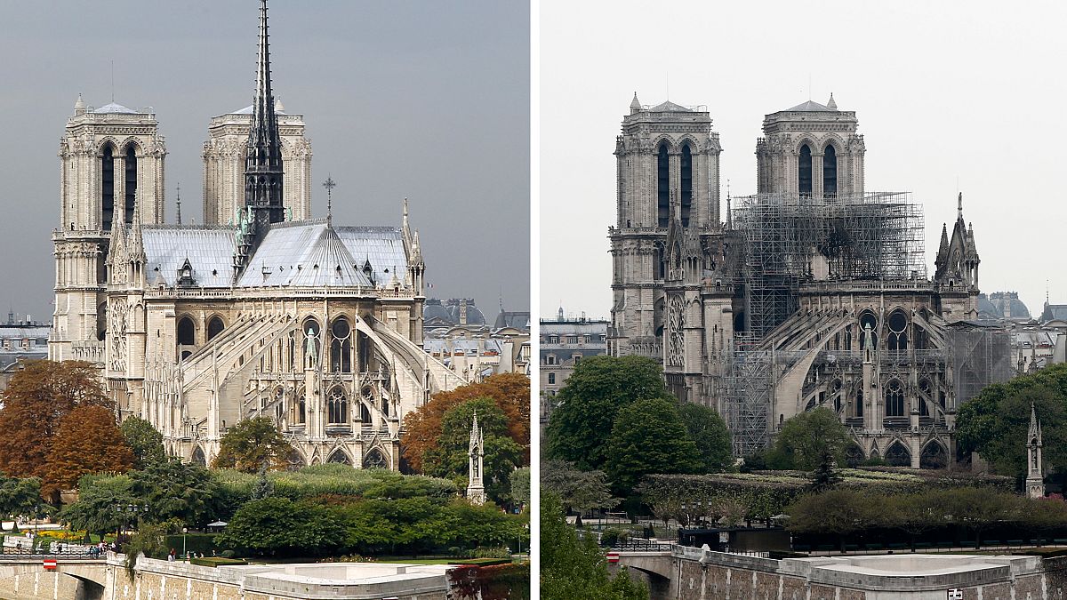 INTERATTIVO: Notre-Dame prima e dopo: il confronto