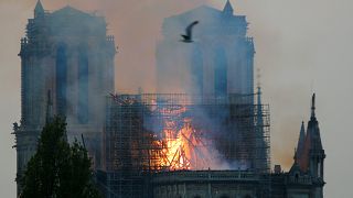 Fotoğraf galerisi: Paris'in sembol yapılarından Notre Dame'da yangın