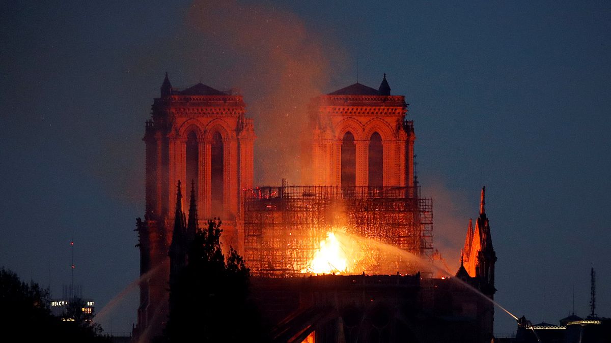 Victor Hugo already described flames in Notre Dame cathedral in his 1831 novel