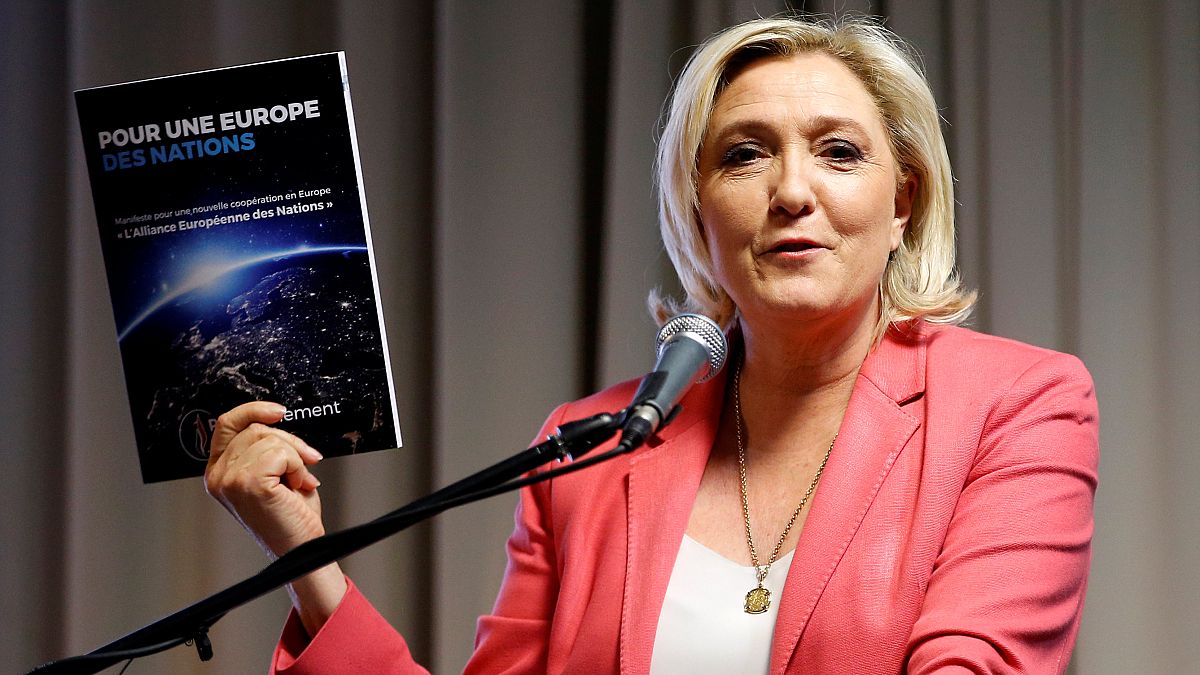 France's Le Pen unveils anti-EU campaign in Strasbourg