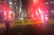 Más de un centenar de detenidos en una protesta ecologista en Londres