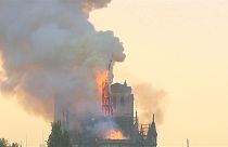 شاهد: حريق كاتدرائية نوتردام بباريس يصدم الفرنسيين والعالم