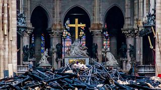  کلیسای جامع نوتردام پاریس، فردای آتش‌سوزی 