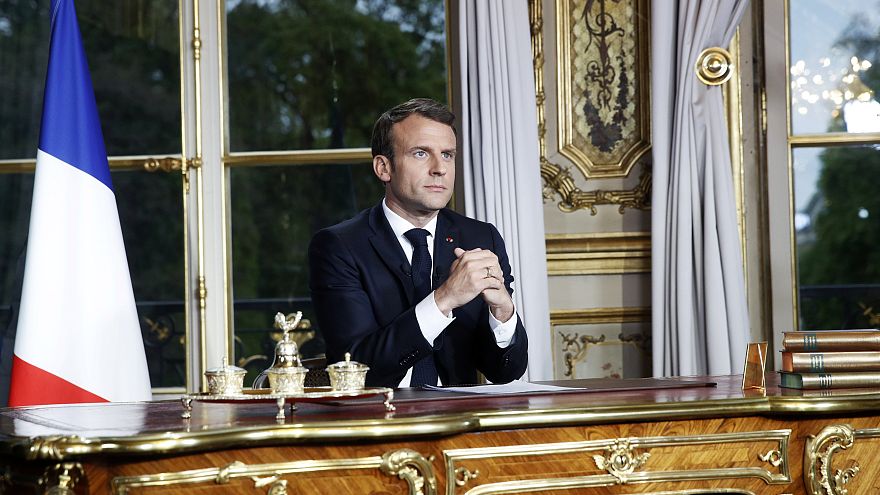 Image result for macron notre dame