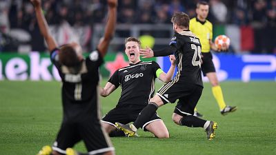 Ajax vence Juventus e apura-se para as meias-finais da Liga dos Campeões