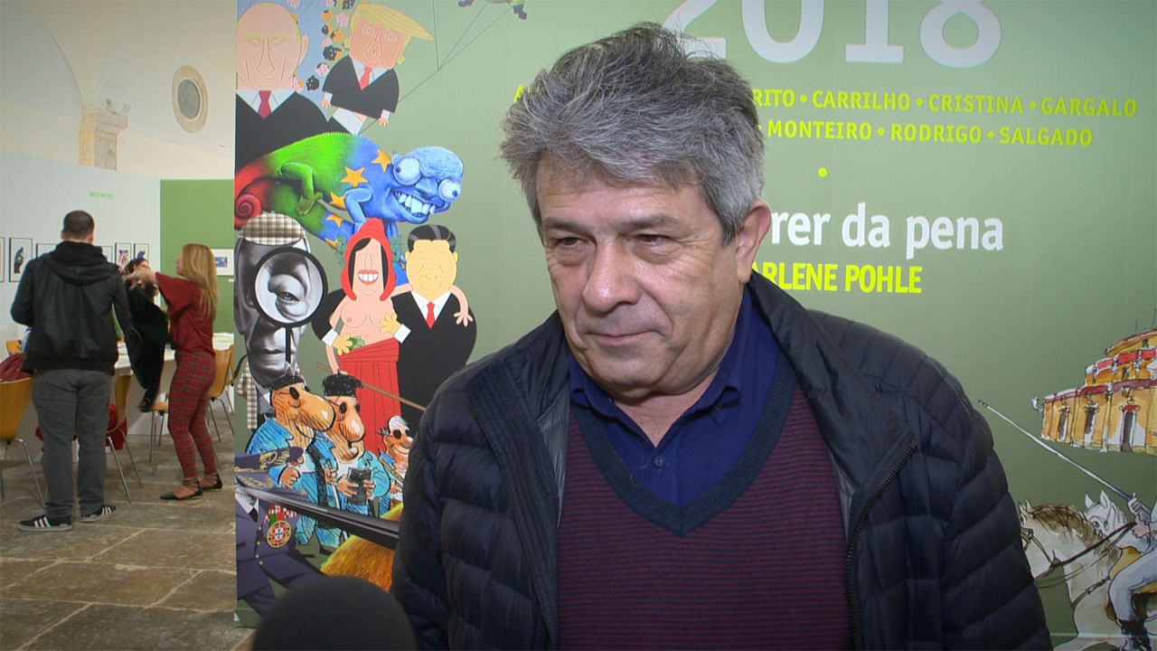 António Antunes: Touradas e desenhos? O cartoon deve ser polémico António Antunes: Touradas e desenhos? O cartoon deve ser polémico