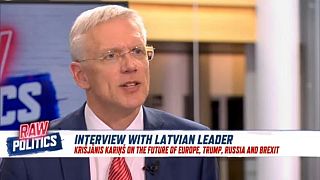 Euronews interview: Latvian PM targets Euroscepticism ahead of EU elections