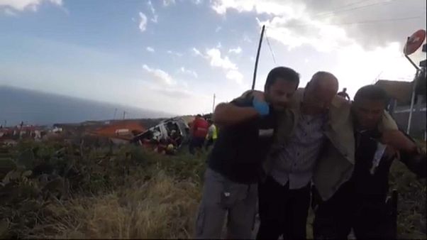 Au moins 28 morts dans un accident de bus à Madère au Portugal