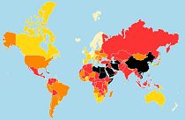 عکس از وضعیت آزادی رسانه‌ها در ۱۸۰ کشور جهان