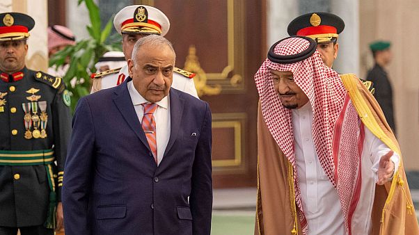 دیدارهای نخست وزیر عراق با ملک و محمد بن سلمان در ریاض دیدارهای نخست وزیر عراق با ملک و محمد بن سلمان در ریاض