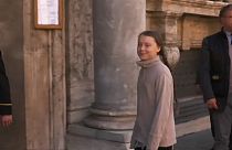 Η έφηβη ακτιβίστρια Γκρέτα στη Ρώμη