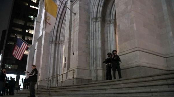 Un homme arrêté à la cathédrale Saint-Patrick de New-York Un homme arrêté à la cathédrale Saint-Patrick de New-York
