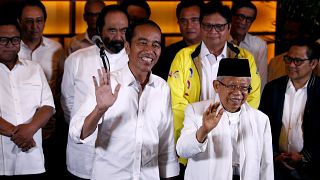President Joko Widodo declares victory in Indonesian election amidst claims of cheating