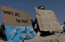 Proteste am Strand: Belgische Schüler picknicken gegen den Klimawandel