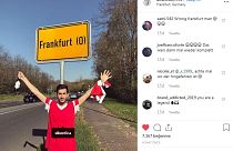 Benfica taraftarı maç için 600 km mesafedeki yanlış 'Frankfurt'a gitti