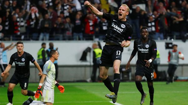 Europatraum fast perfekt: Eintracht Frankfurt im Halbfinale Europatraum fast perfekt: Eintracht Frankfurt im Halbfinale