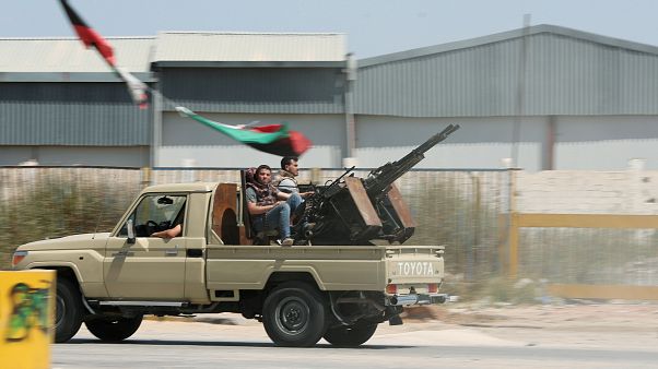 Members of the Libyan internationally recognised government forces Members of the Libyan internationally recognised government forces