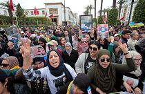 شاهد: آلاف المغاربة يتظاهرون بالرباط للمطالبة بالإفراج عن معتقلي حراك الريف 