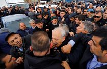 Kemal Kilicdaroglu attacked by a man during a funeral ceremony near Ankara