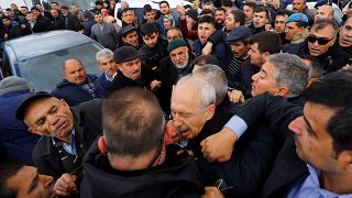 Kemal Kilicdaroglu attacked by a man during a funeral ceremony near Ankara