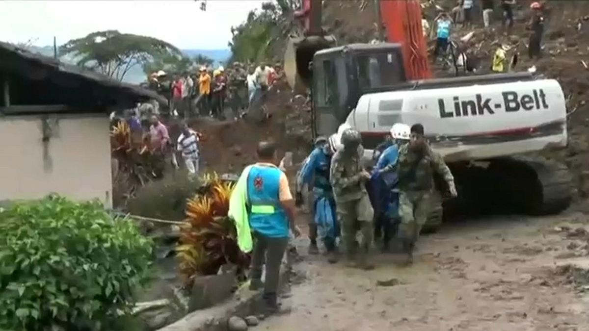 رانش زمین در کلمبیا ۱۷ کشته برجای گذاشت