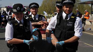 Tausend Klimaaktivisten in London festgenommen