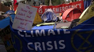 احتجاجات بسبب التغيرات المناخية في بريطانيا