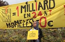 اعتراض بی‌خانمان‌های پاریس علیه کمک‌ میلیاردی به بازسازی نوتردام