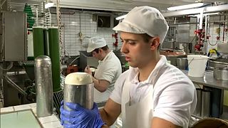 Alexandros Tsourekas, a cheese factory worker in Metsovo, Greece