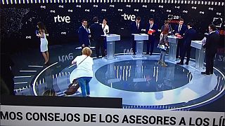 This photo of women cleaning the TV studio before election debate irks social media users | #TheCube