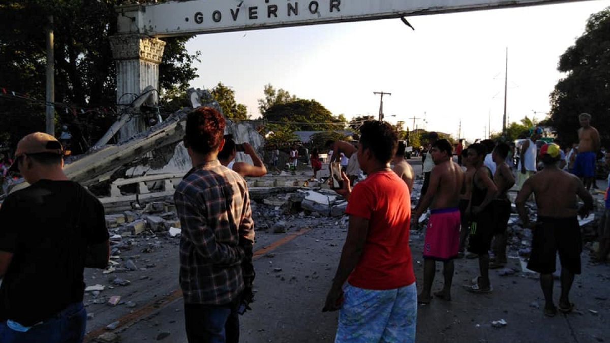  زلزله ۶.۴ ریشتری فیلیپین را لرزاند