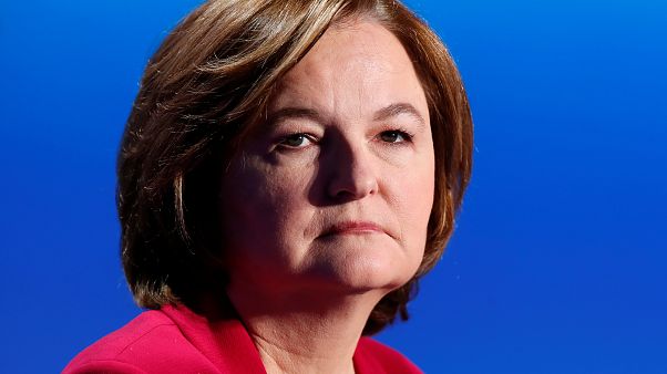Natalie Loiseau, le 04 avril 2019. Natalie Loiseau, le 04 avril 2019.