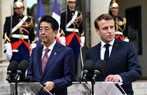 Macron ve Abe, Renault-Nissan’ın geleceğini ve Ghosn soruşturmasını görüştü