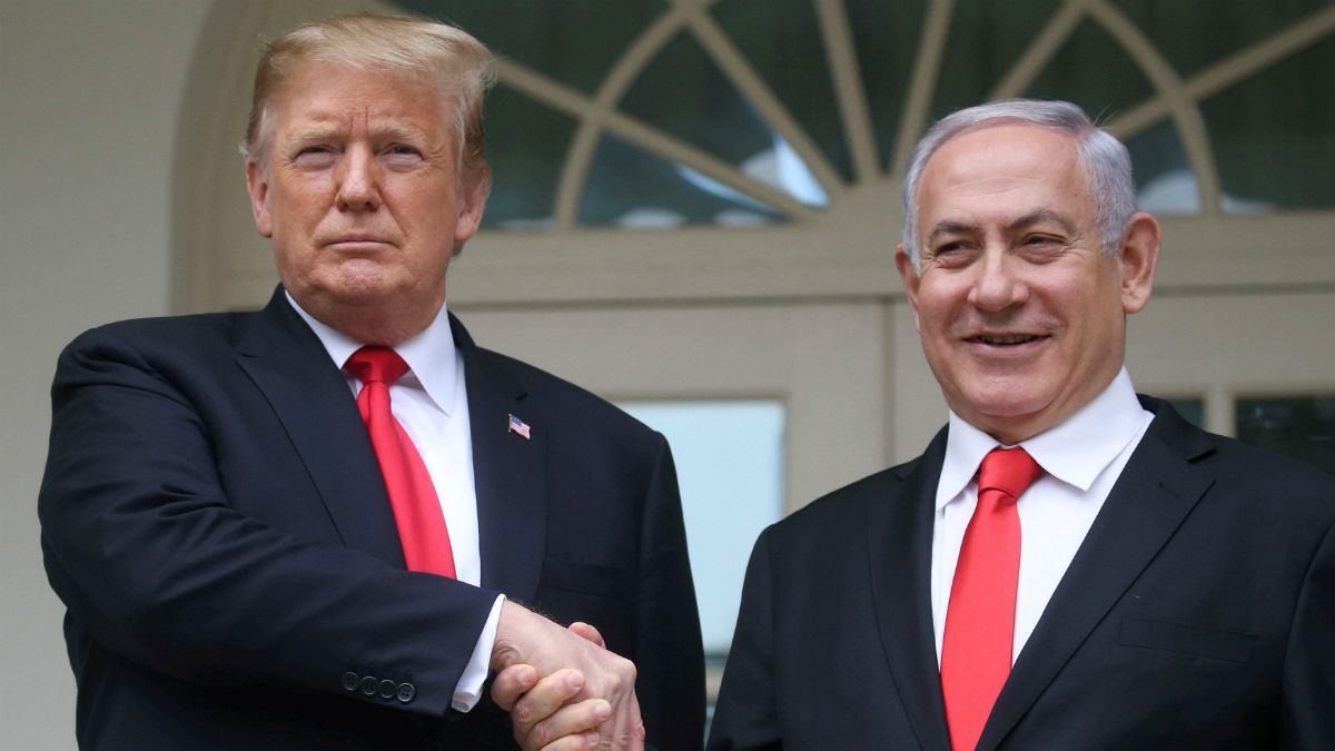U.S. President Donald Trump &  Israel's Prime Minister Benjamin Netanyahu